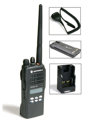 Handsprechfunkgerät FuG 11b GP 360 KFZ-SET MOTOROLA inkl. Ni