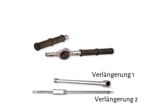 Schieberschl_einzelteile Gestängeverlängerung 600 mm