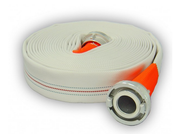 Druckschlauch B-75 Flammenflex-G, 15 m, mit Kupplungen