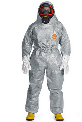 Chemieschutzoverall-Tychem-6000-F-Face-Seal-grau Chemieschutzoverall Tychem 6000 F Face Seal grau