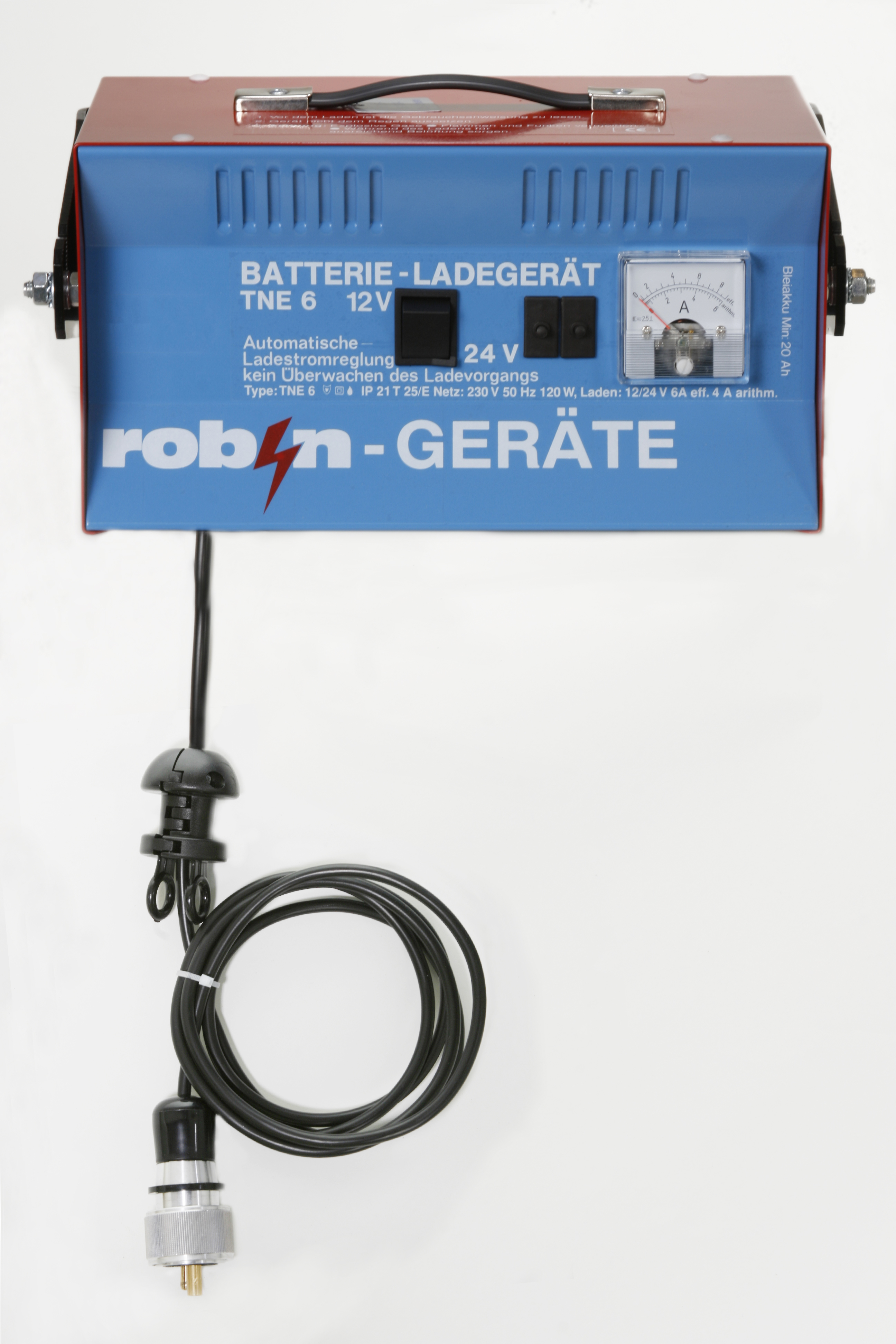 Elektronik-Ladegerät TNE 6, 12/24 V, Universal, Aufroller