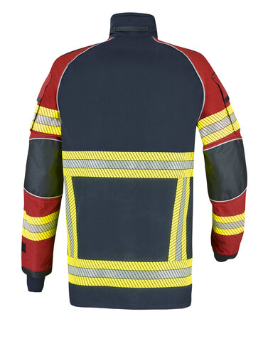 Watex_EJ_X-Pro_schwarzblau-rot_12-6006_Rueckseite Einsatzjacke X-Pro Dynamic, schwarzblau/rot