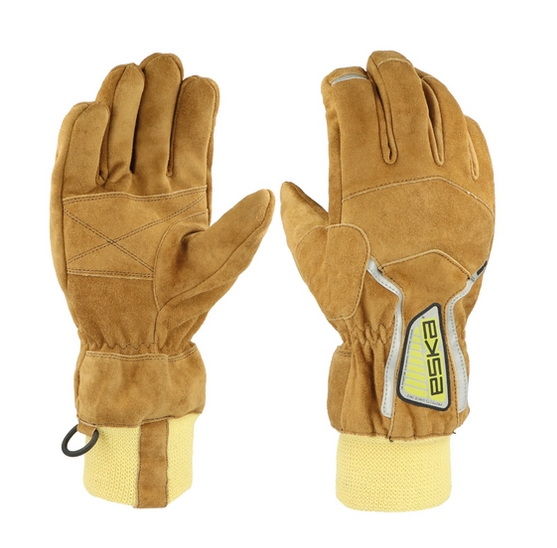Feuerwehr-Handschuh ESKA MARS-E 5F mit Strickbund, beige