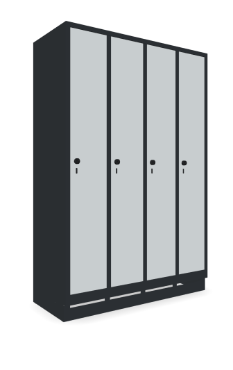 Garderobenschrank S 3000 Evolo