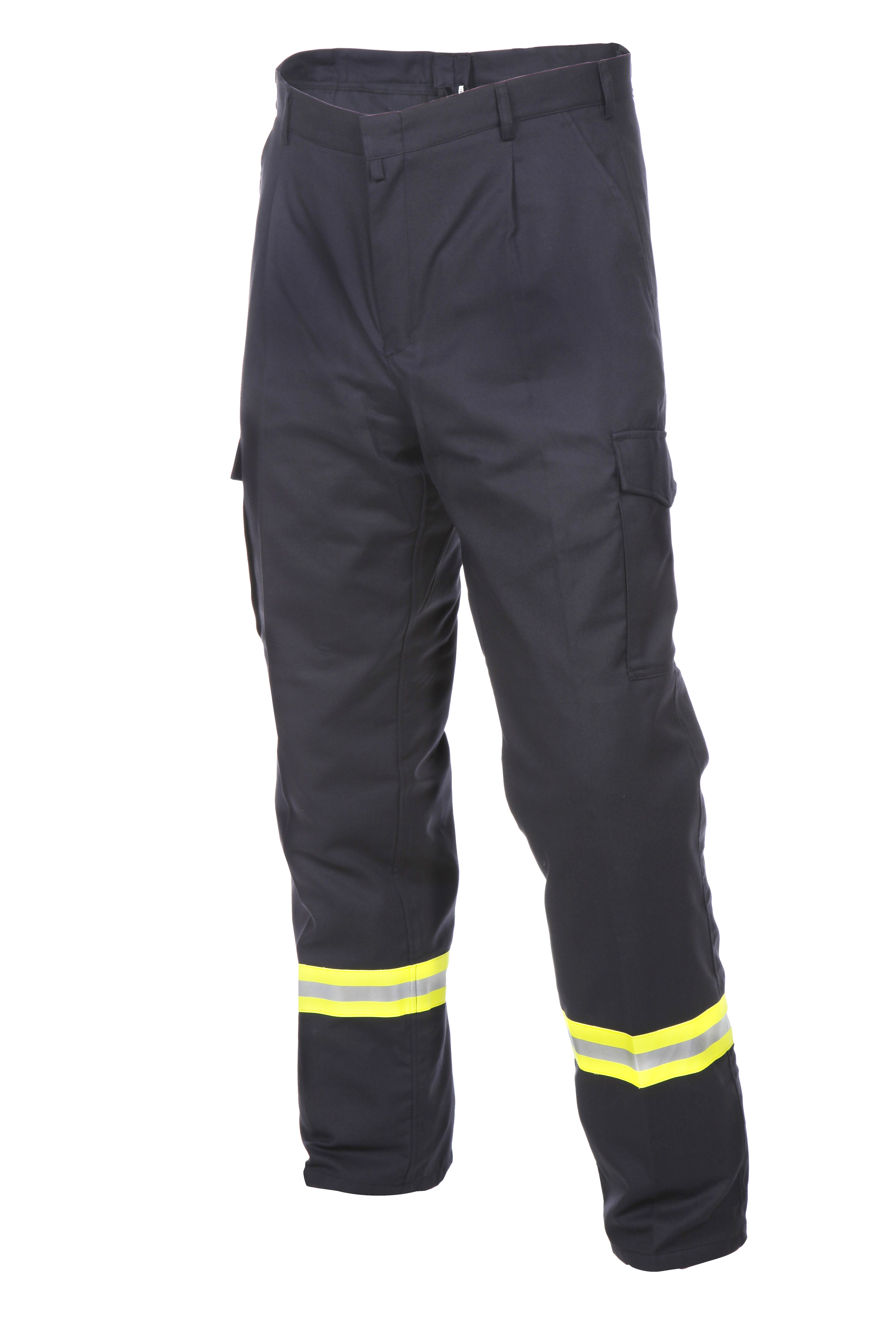 429201_19141__Bundhose_mit_Reflex NOVOTEX Fw.-Bundhose HuPF Teil 2, Baumwolle, 1 Reflexstreife