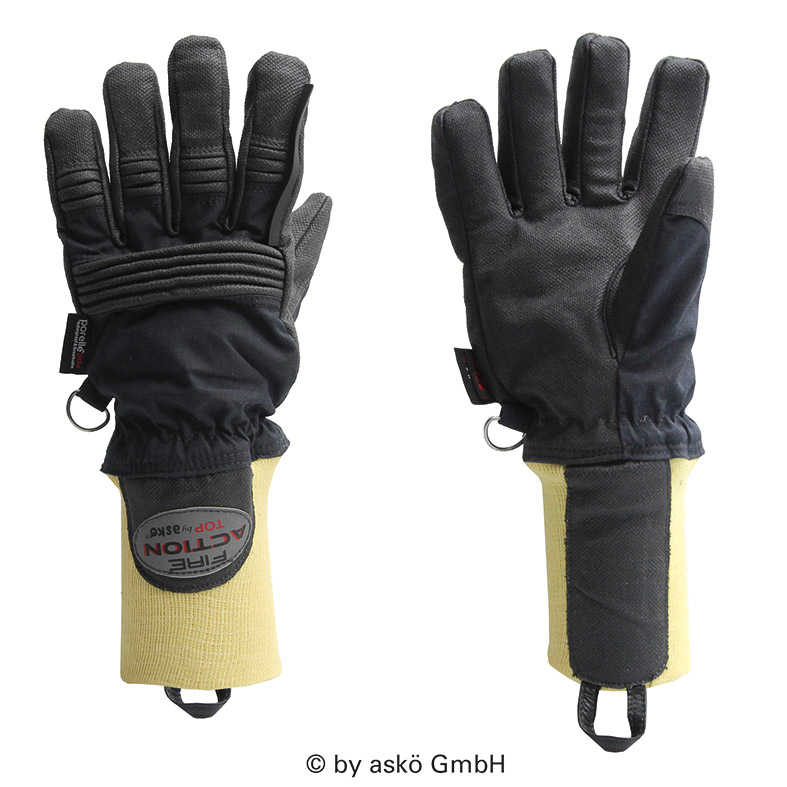 Askö Feuerwehr-Schutzhandschuh FIRE ACTION TOP, Strickbund