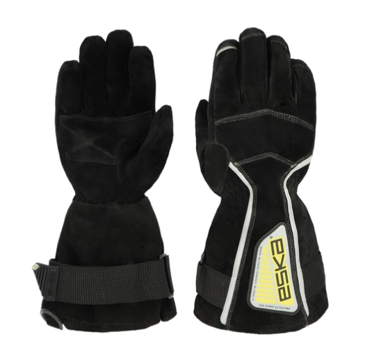 Feuerwehr-Handschuh ESKA MARS 5F mit langer Stulpe, schwarz