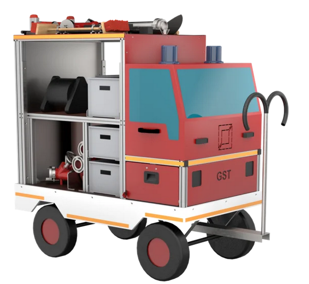 Rollcontainer Brandschutzerziehung