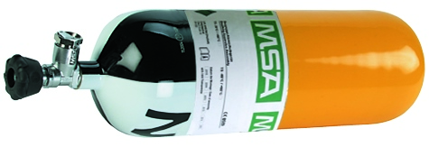 MSA Druckluft-Compositeflasche 6,8 Liter 300 bar, gefüllt