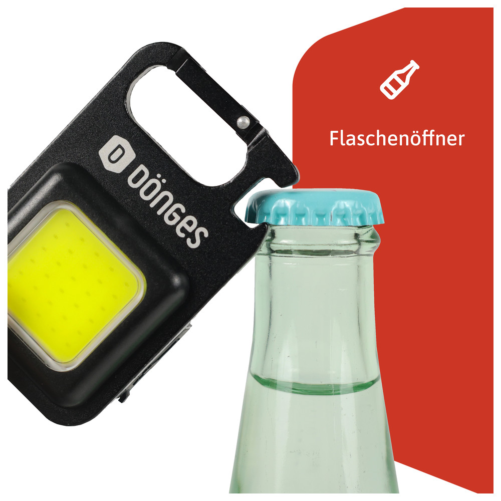 Dönges Multifunktionale COB LED Leuchte Flaschenöffner