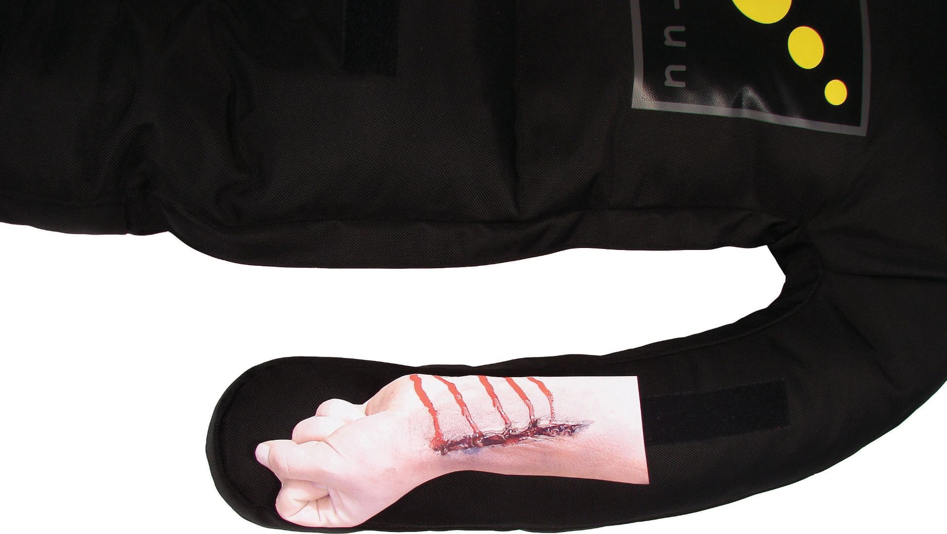 tee-uu_1105-9006_crash_carry_bungspuppe_mit_verletzungsmuster_schnitt_am_arm_1 TEE-UU Verletzungsmuster-Set für Übungspuppe CRASH & CARRY