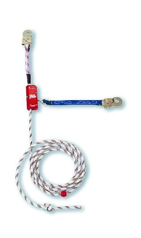 Sicherungsseil 5 m 12 mm mit mitl. Auffanggerät SITEX