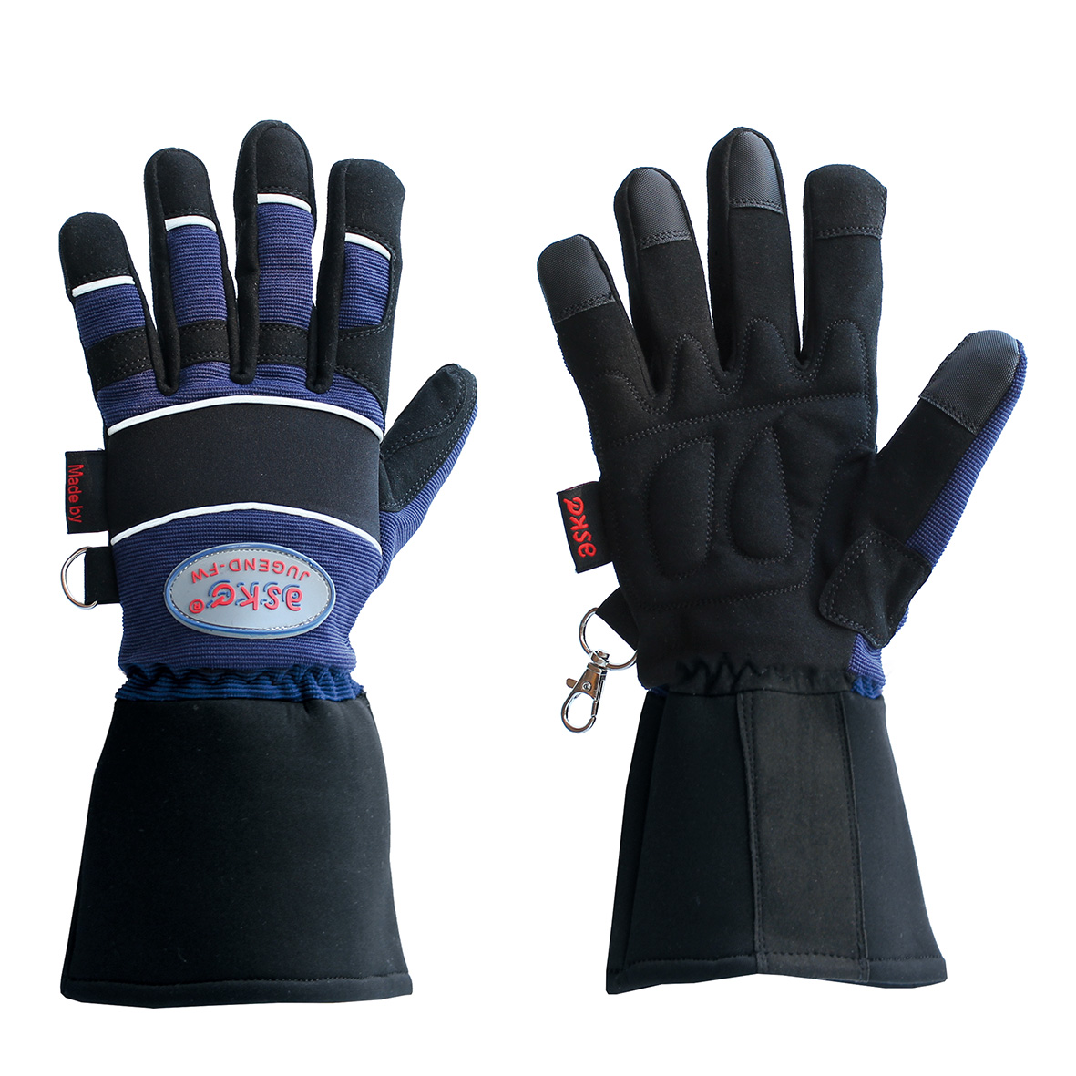 Handschuh JFW Stulpe- nach EN 388, blau