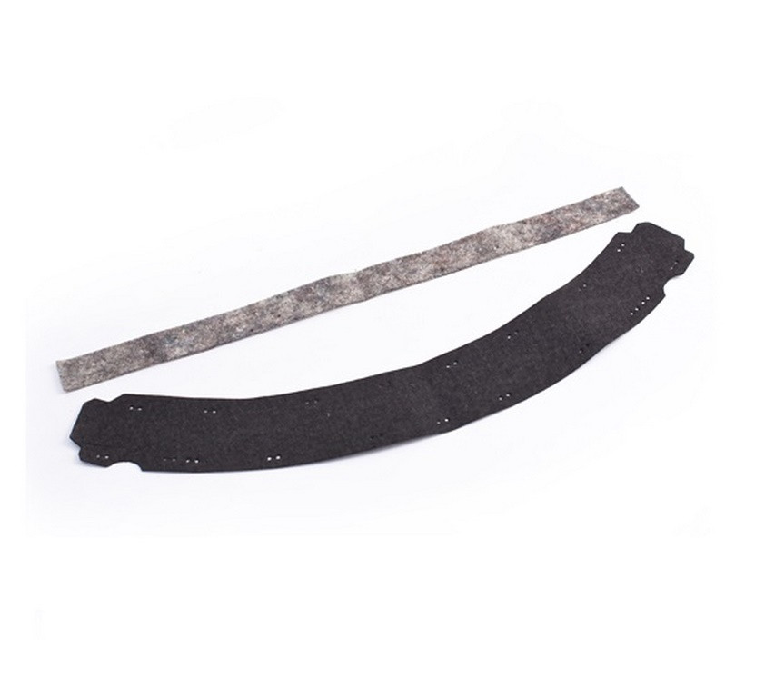 Ersatz-Ökoschweissleder schwarz inkl. Filzband für F130 H3