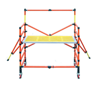 Rettungsplattform Quick Base 90 auf Brems-Lenkrollen 125 mm