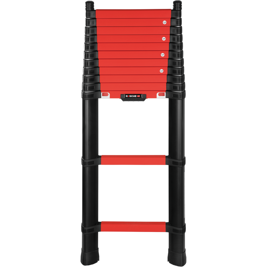 Teleskopleiter Rescue Line 4,1 m DIN EN 1147, rot