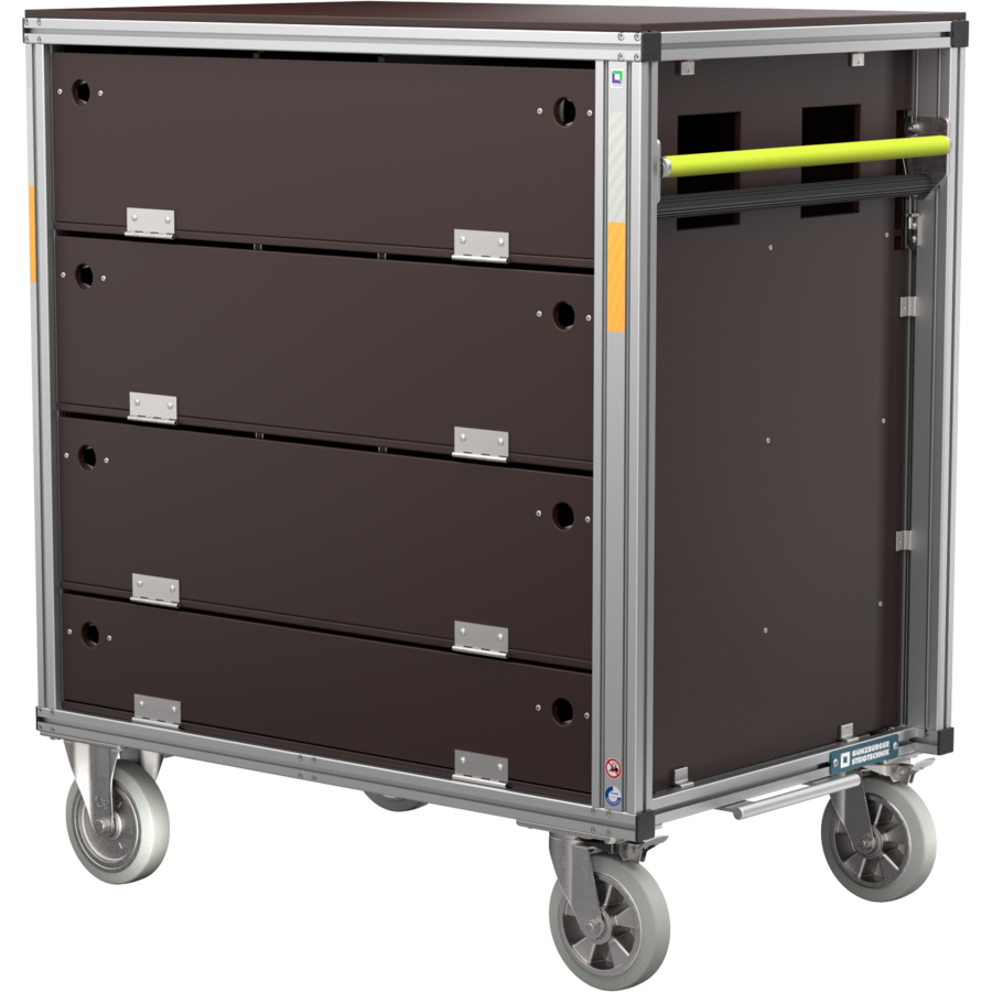 MUNK Rollcontainer für Lagerung von 6 AS-Geräte + Reserveflaschen