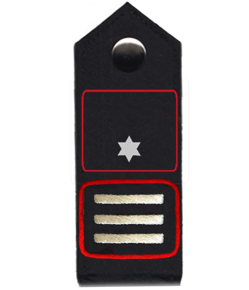Schulterklappe Bayern Stellv. Vereinsvorsitzende/-r und Hauptlöschmeister/-in