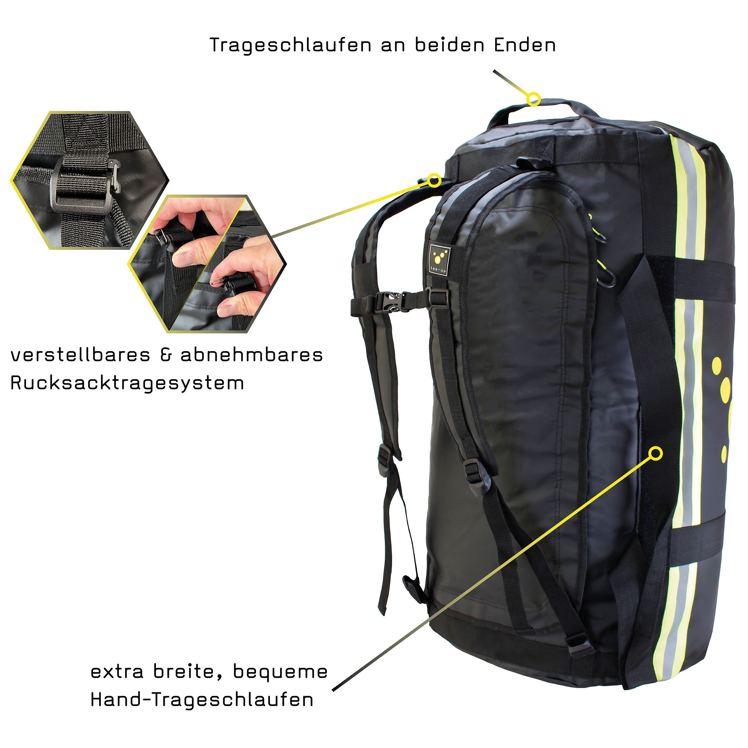 TEE-UU BARRELBAG Bekleidungstasche
