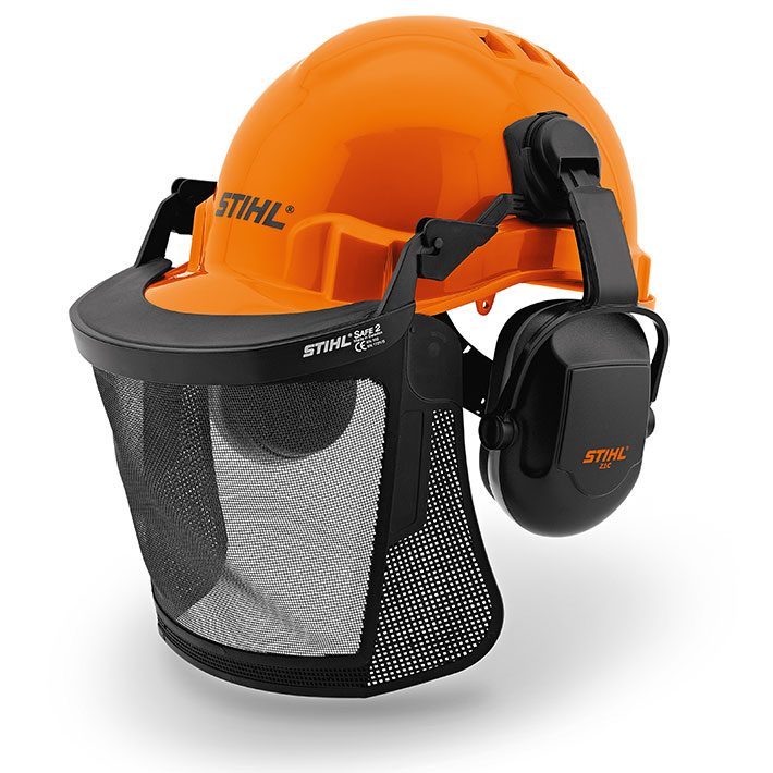 Waldarbeiter-Schutzhelm STIHL orange, Helmset FUNCTION Basic