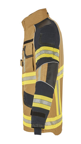 Watex_12_6011_Jacke_gold_dunkelblau_Seite1 Einsatzjacke X-Pro Dynamic, gold/schwarzblau