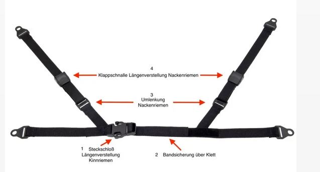 kinn-riemen-steckschloss Helm AL EX 019 regular aus Aluminium, Größe H3