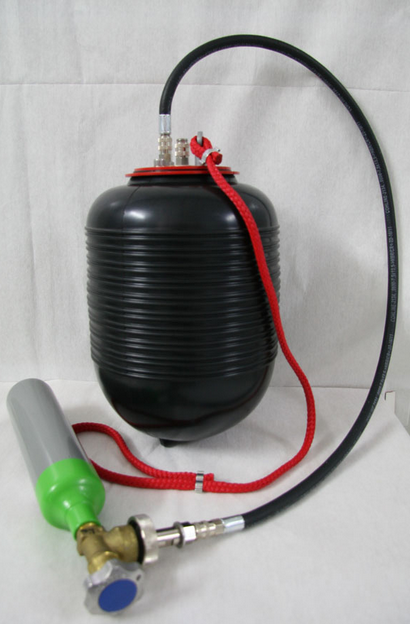 Druckluftflasche 1,0 Ltr. 200 bar für GULLY-EI Typ B