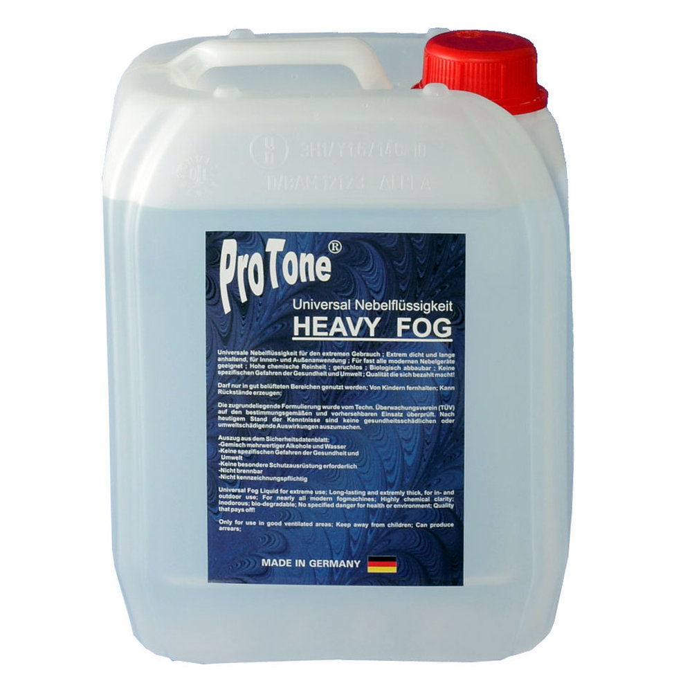 Nebelfluid Pro Tone Heavy Fog, im 5 Liter Kanister
