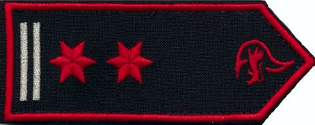 Dienstgrad-Schulterstücke BaWü Oberfeuerwehrmann Abt.Kdt.