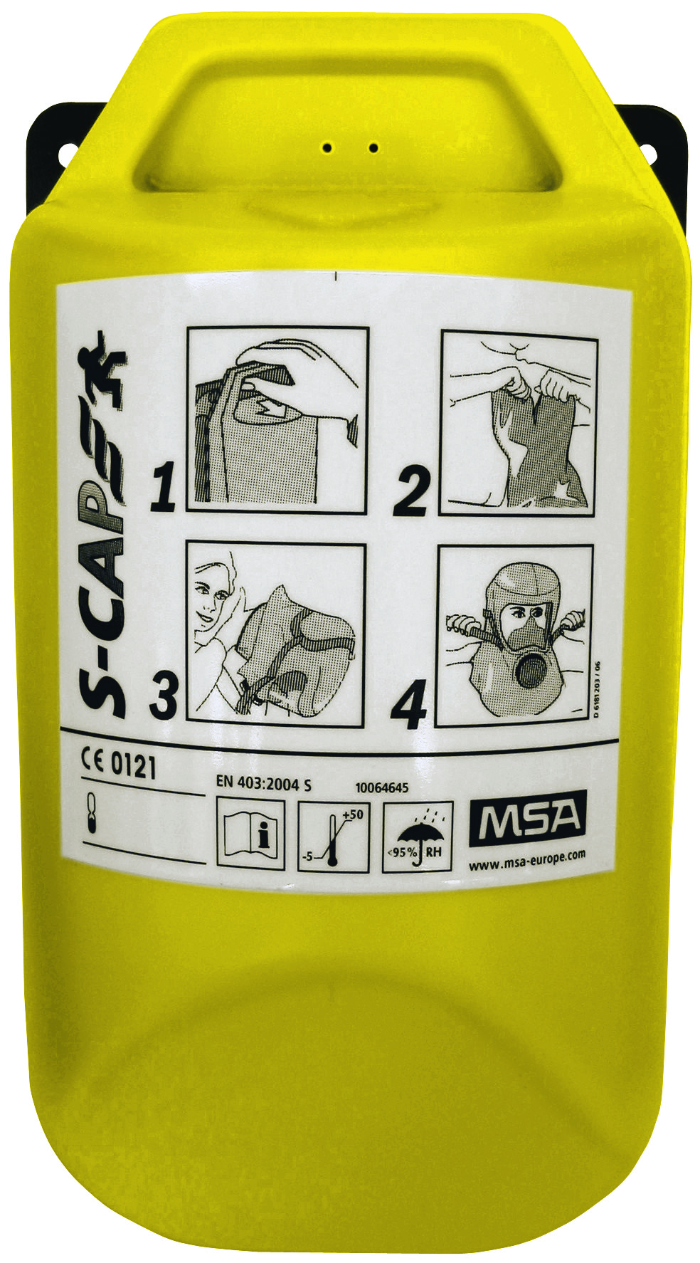 Fluchthaube S-CAP in Wandbox