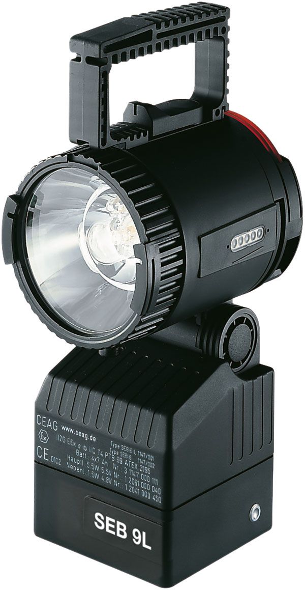 Halogen-Handscheinwerfer SEB 9 L nach DIN 14642 ex-geschützt