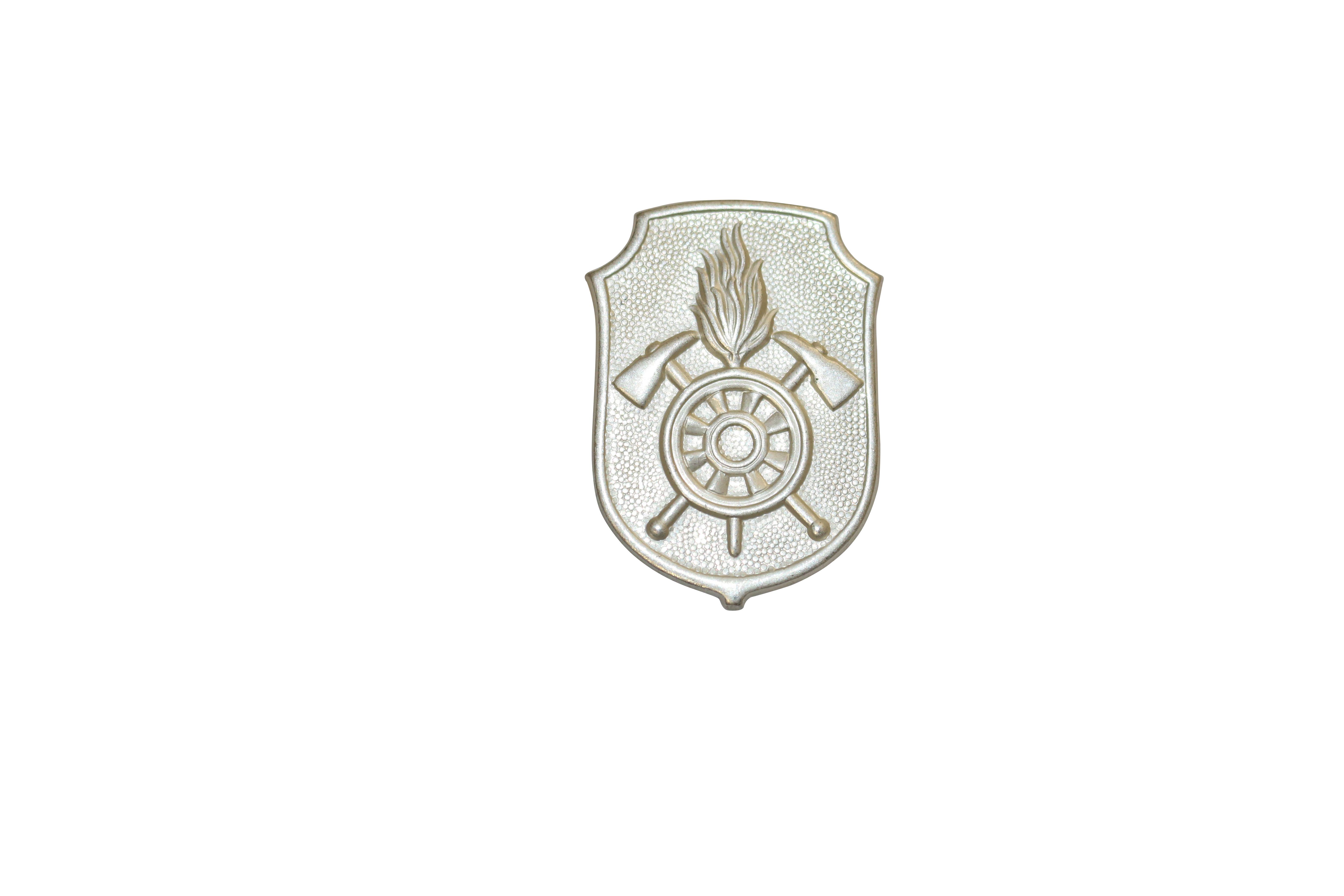 Metallwappen Bayern für Jacken und Mützen, silber matt