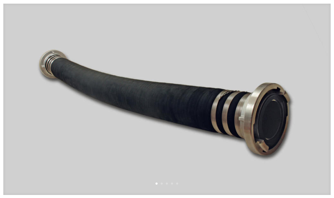 Saugschlauch A=110mm/2,5 m lang mit Scharfenberg-Griffen