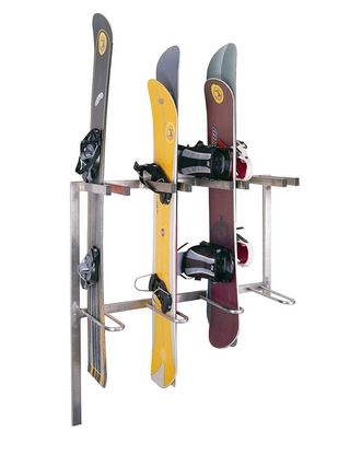 OSMA Snowboardständer zur Wandmontage aus Edelstahl