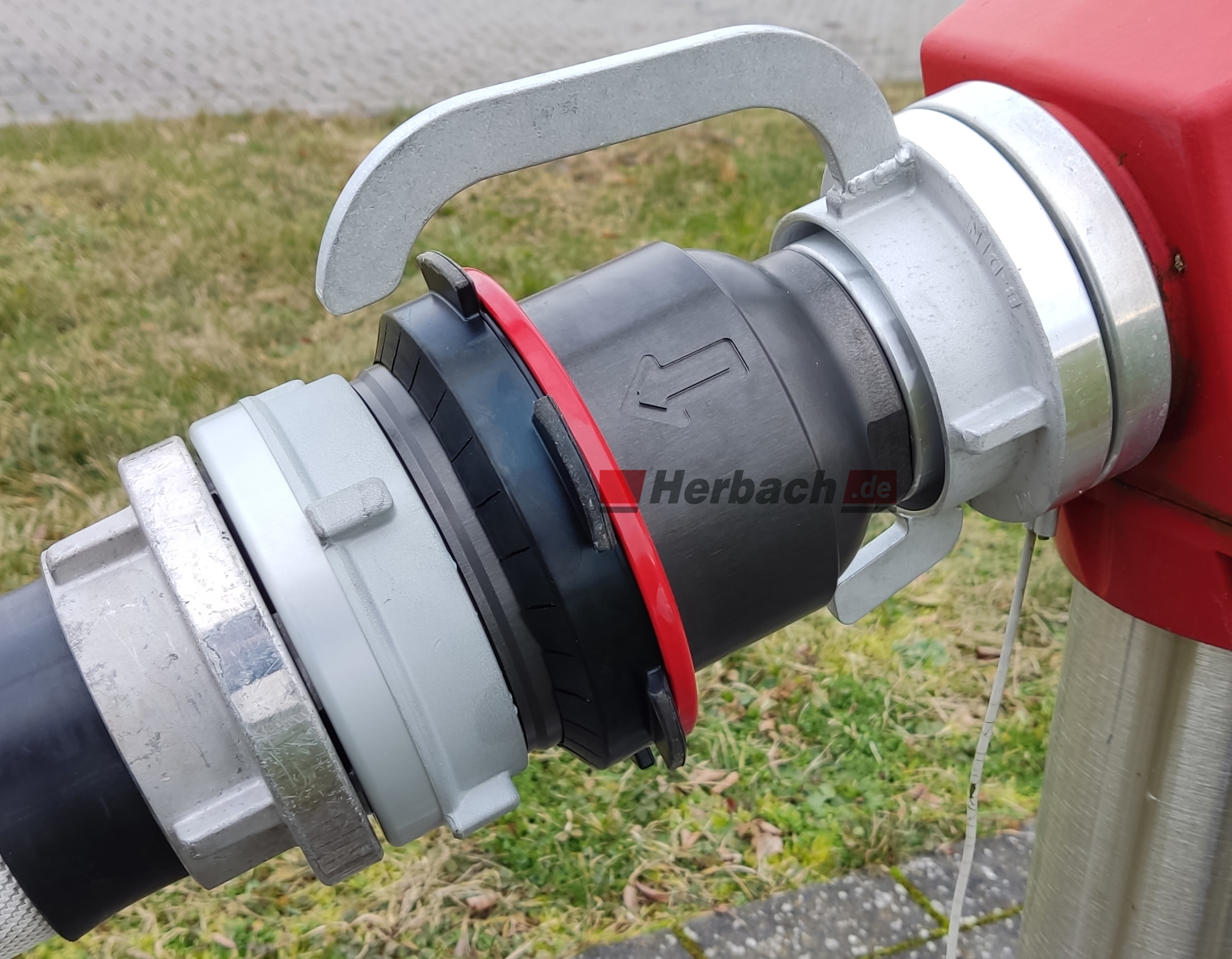 Systemtrenner B-FW112 Honeywell nach DIN 14346:2018-07 mit Griff für Feuerwehr
