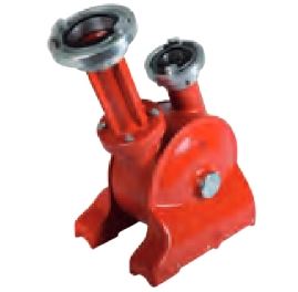 Wasserstrahlpumpe, Größe C/B, DIN 14422, mit Rückschlagventil