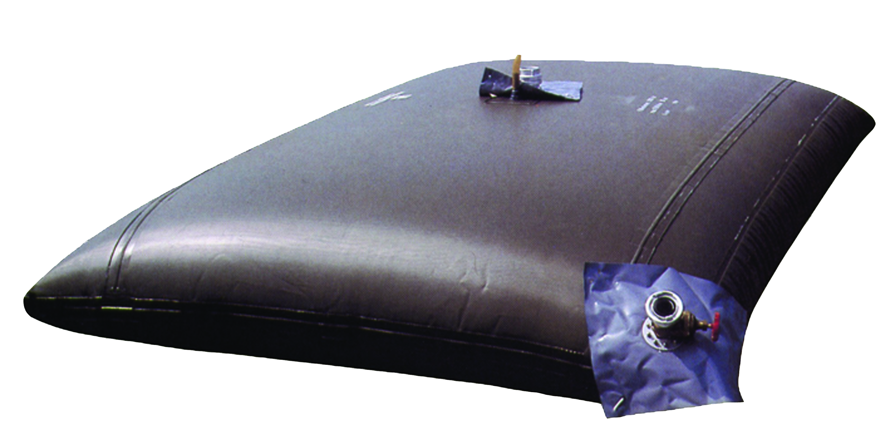 Geschlossener Falttank 3000 l, aus Perbunan, Gewinde DN 50