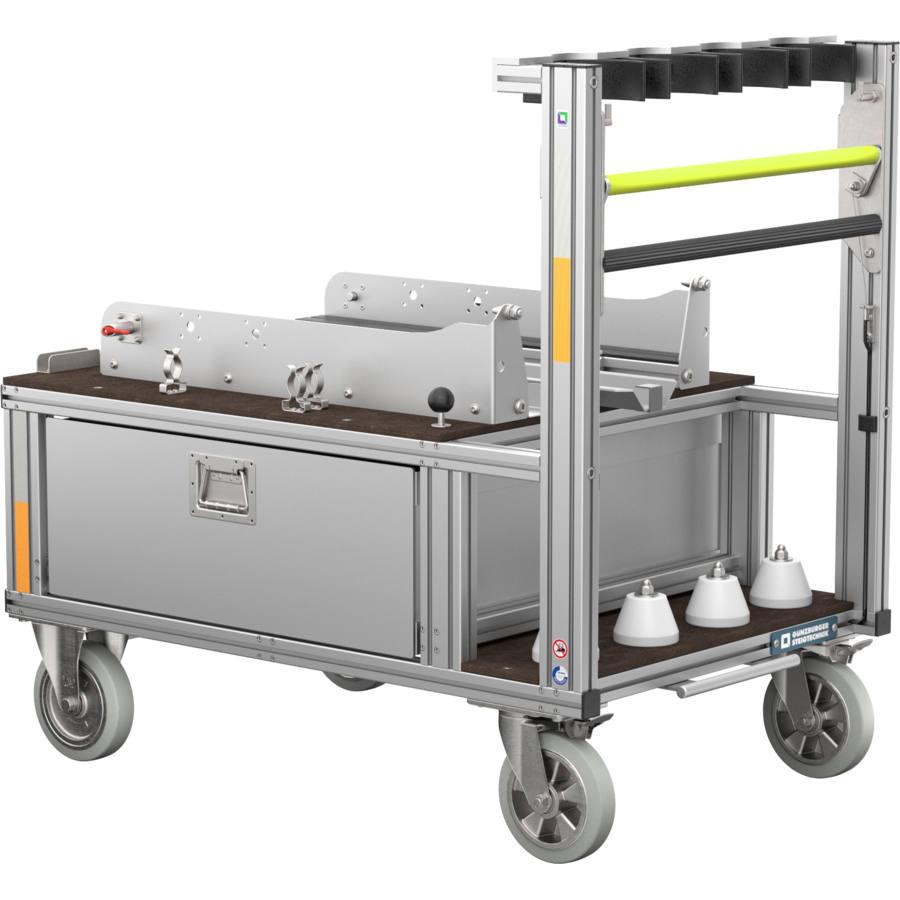 MUNK Rollcontainer für Tragkraftspritze und Saugschläuche, stehend