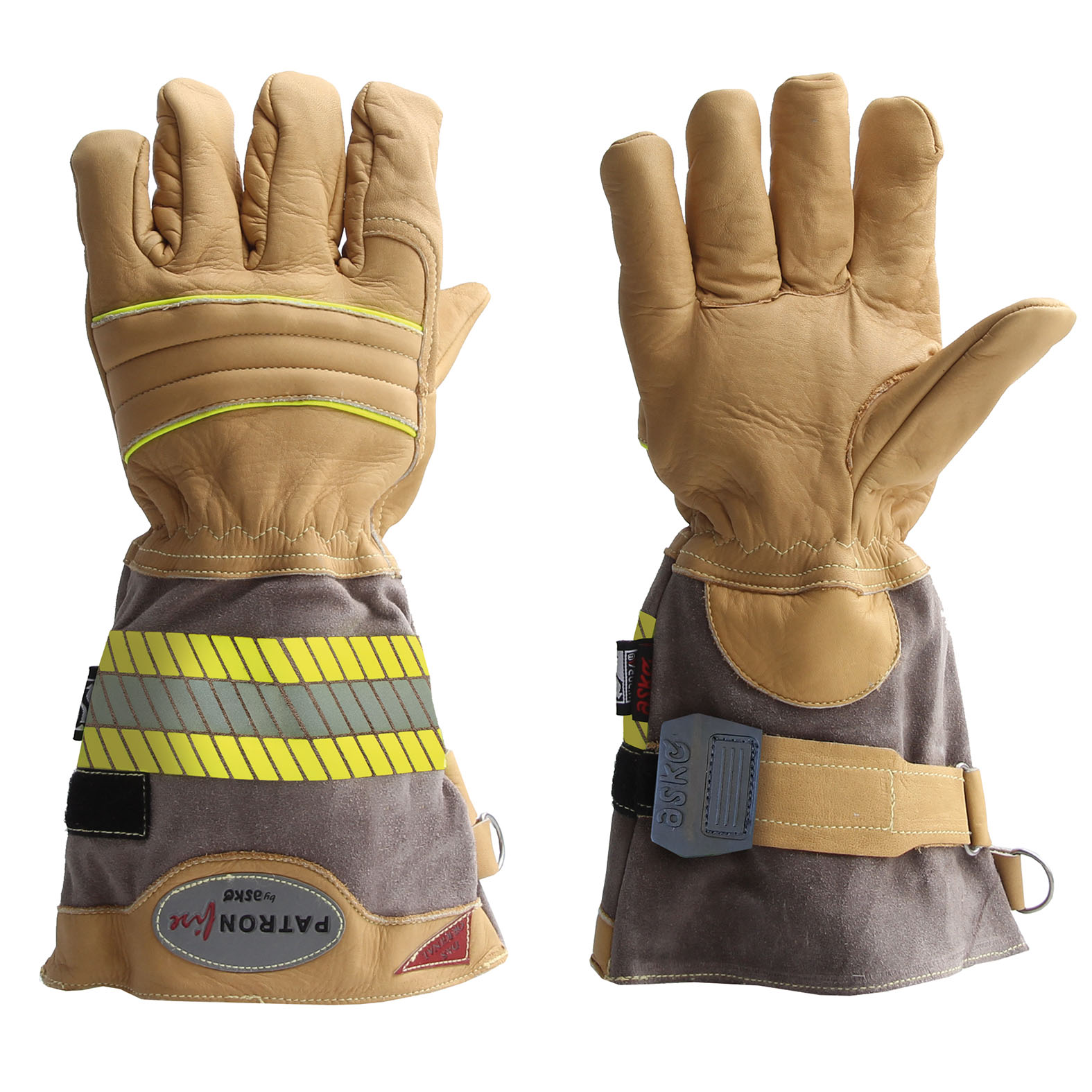 50849506000_A Askö Feuerwehrhandschuh PATRON FIRE, hellbraun