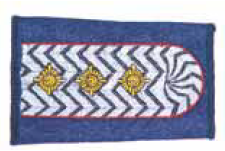 Aufschiebeschlaufen (SH) HAUPTBRANDMEISTER mit 3 Sternen