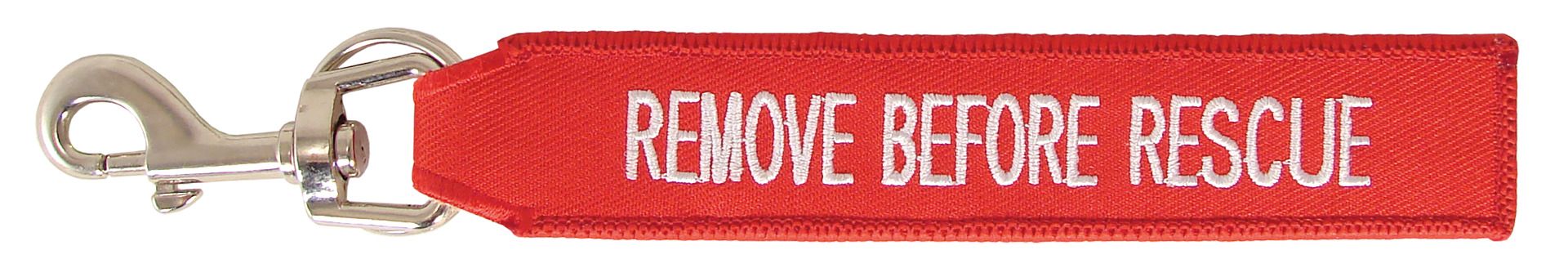TEE-UU Schlüsselanhänger REMOVE BEFORE RESCUE