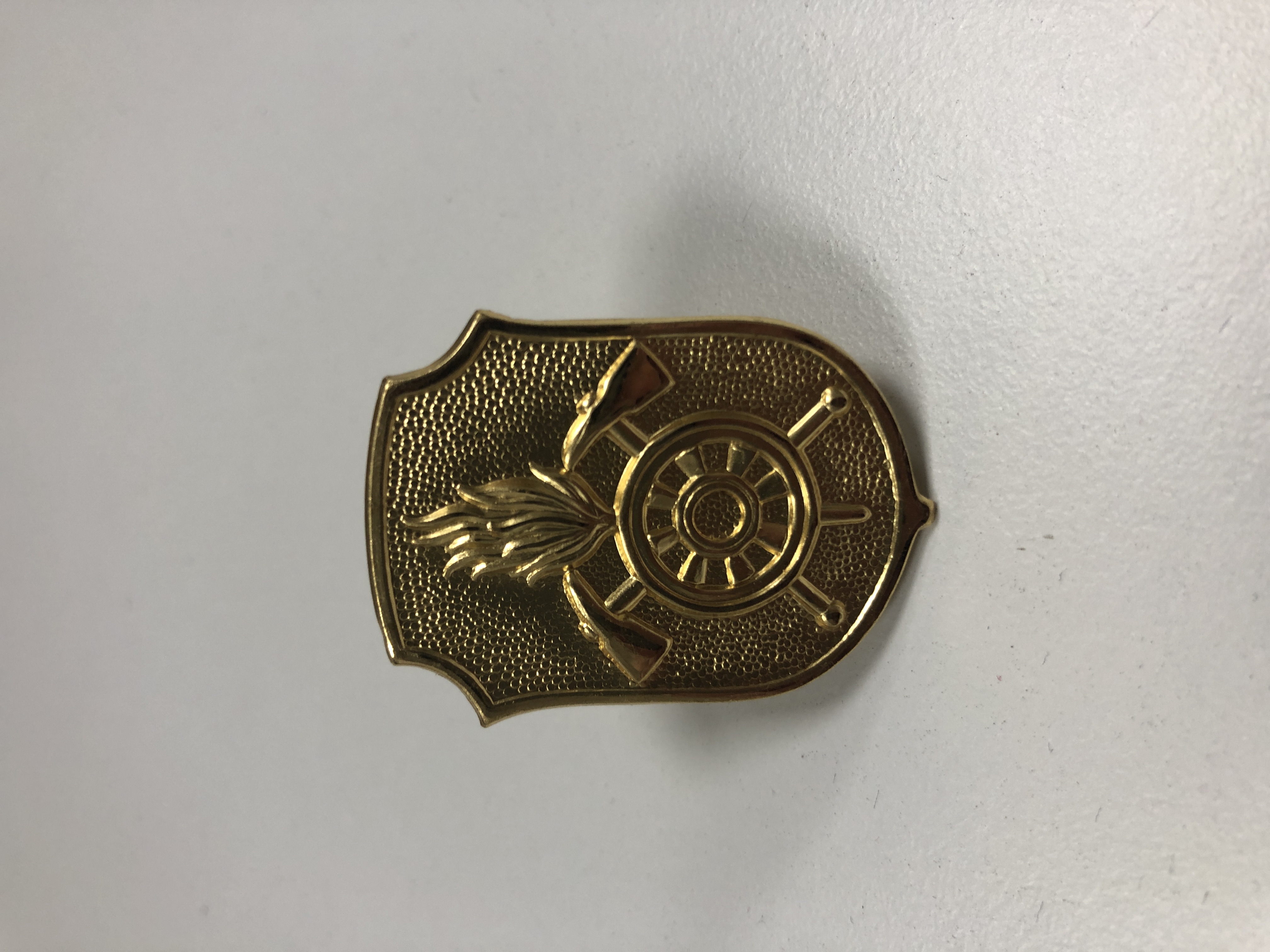 Metallwappen Bayern für Jacken und Mützen, goldfarben, matt