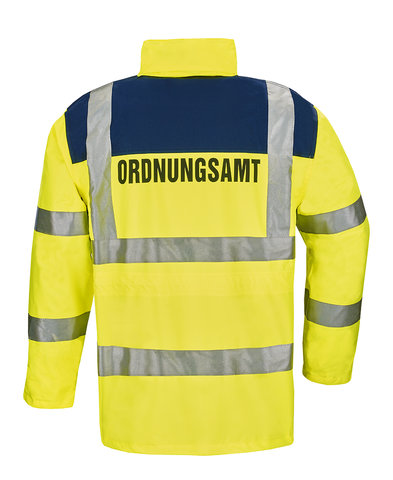 WATEX Warnschutz-Parka, leuchtgelb/blau