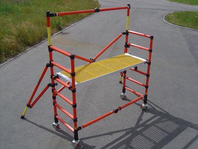 Rettungsplattform Quick Base, 62 cm mit Bodenplatten