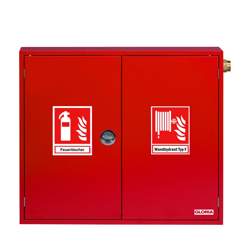 Wandhydrantenschrank mit Einstellfach für Feuerlöscher aus v