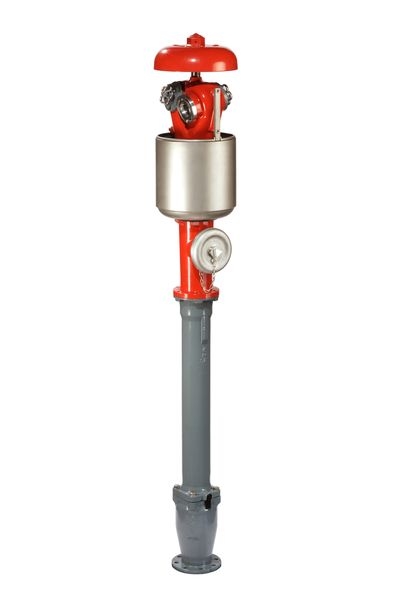 Überflurhydrant DN 100, Rd 1,50 m, Form AFUD, mit Fallmantel
