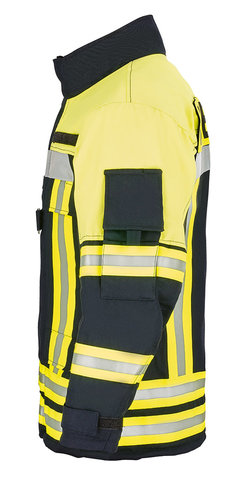 WATEX THL Einsatzjacke schwarzblau/leuchtgelb rechts