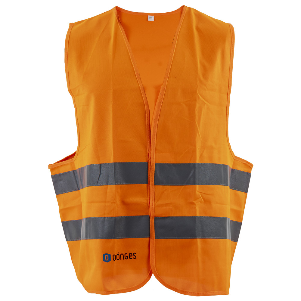 Warnweste EN ISO 20471, leuchtorange, FEUERWEHR