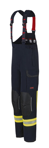 Watex_Hose_12_6051_Latzhose_dunkelblau_Seite1 Einsatzhose X-Pro, schwarzblau