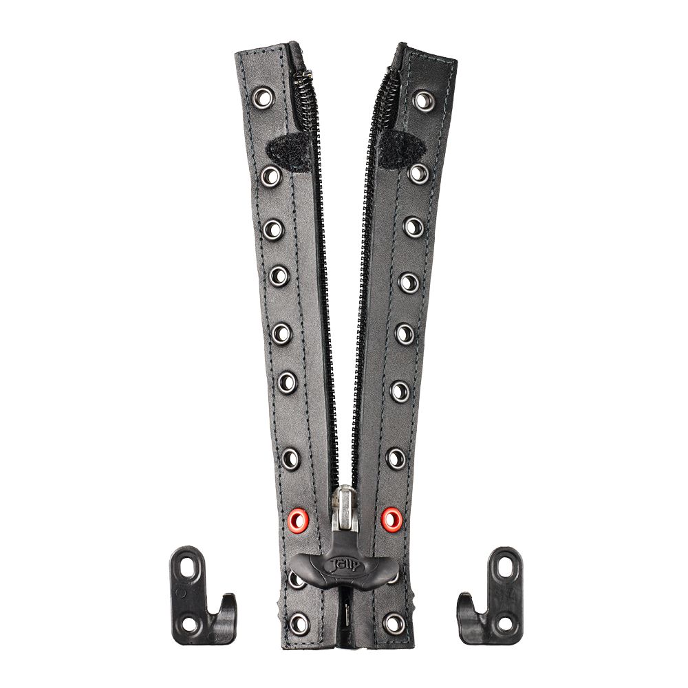 JOLLY Paar Reißverschlüsse für Feuerwehr-Schnürstiefel 36/38